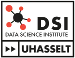 Eugenio presenting at Hasselt University