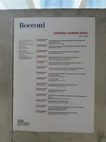 Eugenio's seminar at Bocconi University